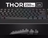 Fotografija izdelka GENESIS THOR 230 TKL Lite gaming mehanska tipkovnica, žična, RGB LED osvetlitev, Hot-Swap tehnologija, Anti-Ghosting, Outemu Red stikala, spomin, programska oprema, Plug & Play, F1-F12, črna