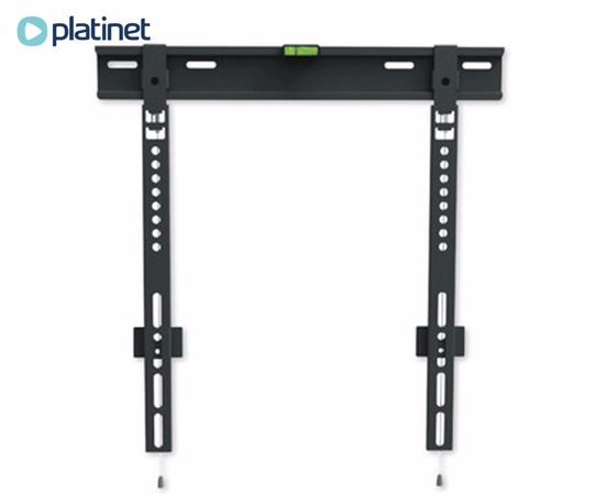 Fotografija izdelka PLATINET OMEGA OUTV400SF nosilec za TV sprejemnik, 23"-65", fiksni, ultra tanka oblika, do 36kg, VESA standard do 400x400, jeklo, črn