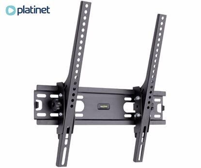 Fotografija izdelka PLATINET OMEGA OUTV400T nosilec za TV sprejemnik, 23"-55", naklon +15°/-8°, do 35kg, VESA standard do 400x400, jeklo, črn