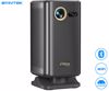 Fotografija izdelka BYINTEK UFO P70X prenosni 3D LED DLP projektor, Android, Dual WIFI, Bluetooth, 2GB+32GB, polnilna baterija, 400 ANSI lumnov, samodejni fokus, STEREO zvočniki, max 4K UHD, USB / HDMI, +daljinec, črn