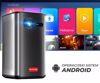 Fotografija izdelka BYINTEK UFO P70X prenosni 3D LED DLP projektor, Android, Dual WIFI, Bluetooth, 2GB+32GB, polnilna baterija, 400 ANSI lumnov, samodejni fokus, STEREO zvočniki, max 4K UHD, USB / HDMI, +daljinec, črn