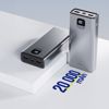 Fotografija izdelka ALLITY ATK 5v1 komplet dodatne opreme, 18-predelni organizator / torbica, 20.000mAh 22.5W powerbank, 20W GaN adapter / polnilec, 1m 60W USB-C / USB-C kabel, 3x silikonska vezica, bel