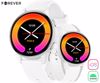 Fotografija izdelka FOREVER iGO4 JW-600 pametna ura, 1.28" AMOLED zaslon, BT 5.3, Android + iOS, baterija, aplikacija, spremljanje zdravja, analiza spanca, 100+ športnih načinov, 2 paščka, IP67, bela (Pearl White)
