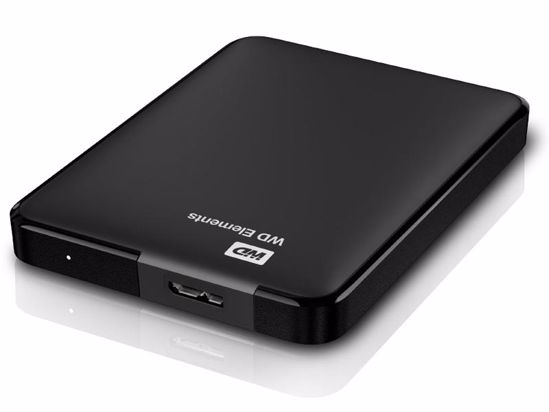 Fotografija izdelka WD Elements Portable 1TB USB3.0 2,5" WDBUZG0010BBK-EESN zunanji trdi disk