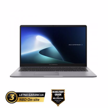 Fotografija izdelka ASUS ExpertBook P1 15,6" (39,62cm) FHD Intel Core 5 210H 16GB 512GB prenosni računalnik BK P1503CVA-WB210H4C2