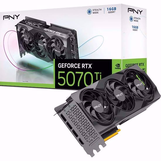 Fotografija izdelka PNY GeForce RTX 5070 Ti 16GB GDDR7 (DLSS 4, 3x DisplayPort, 1x HDMI 2.1)