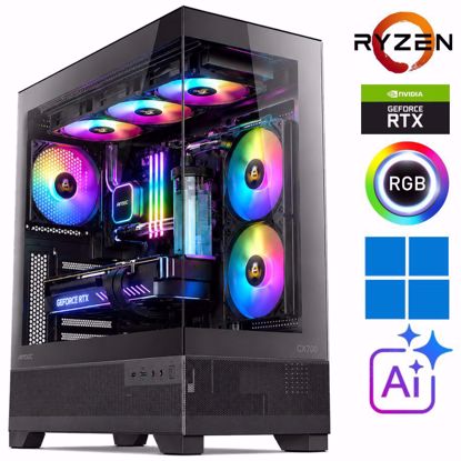 Fotografija izdelka @Gamer Ryzen9 9950X3D | 32GB DDR5 | SSD 2TB  NVMe | RTX 5090-32GB | Vodno hlajenje | Windows 11 | Gaming namizni
