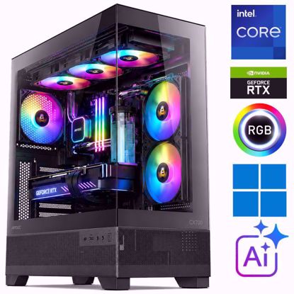 Fotografija izdelka iGamer-II Core i5-14400F | 32GB DDR5 | SSD 1TB NVMe | RTX 5060Ti-8GB  | Vodno hlajenje | Windows 11 | Gaming namizni