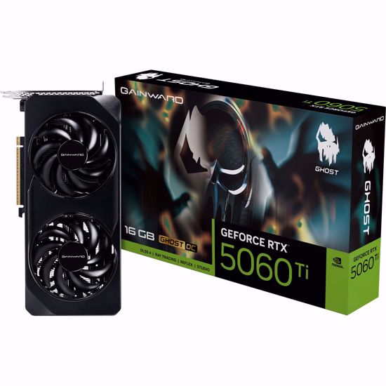 Fotografija izdelka Gainward GeForce RTX 5060 Ti Ghost OC 16GB GDDR7 (DLSS 4, 3x DisplayPort, 1x HDMI 2.1)