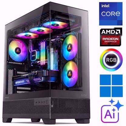 Fotografija izdelka iGamer-II Core i7-14700F | 32GB DDR5 | SSD 2TB NVMe | AMD RX9070XT-16GB  | Vodno hlajenje | Windows 11 | Gaming namizni
