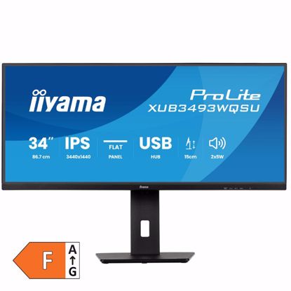 Fotografija izdelka IIYAMA ProLite XUB3493WQSU-B6 86,7cm (34") IPS 120Hz HDMI/DP zvočniki monitor