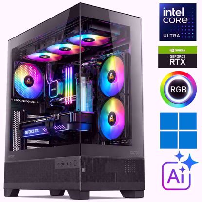 Fotografija izdelka iGamer-II Ultra 5-225F | 32GB DDR5 | SSD 1TB NVMe | RTX 5070Ti-16GB | Vodno hlajenje | Windows 11 | Gaming namizni