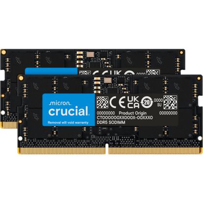 Fotografija izdelka Crucial 48GB Kit (2x24GB) DDR5-5600 SODIMM CL46, 1.1V