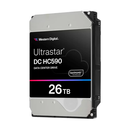Fotografija izdelka WD 26TB UltraStar DC HC590 3,5" SATA 6Gb/s 7200rpm 512MB HDD disk