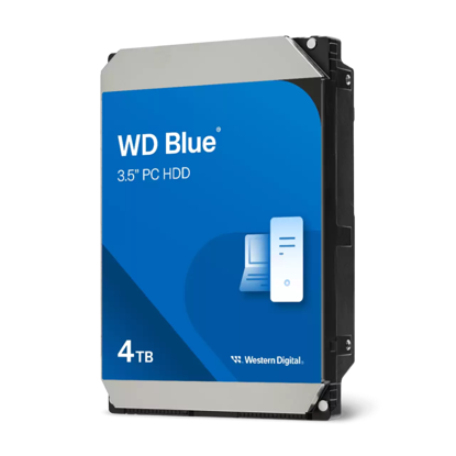 Fotografija izdelka WD 4TB Blue 3,5" SATA 6Gb/s 5400rpm 128MB HDD disk