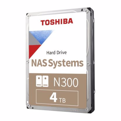 Fotografija izdelka Toshiba 4TB N300 NAS 3,5" SATA 6Gb/s 7200rpm 512MB HDD disk