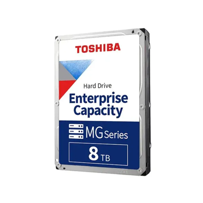 Fotografija izdelka Toshiba 8TB MG10-D Enterprise 3,5" SATA 6Gb/s 7200rpm 512MB HDD disk