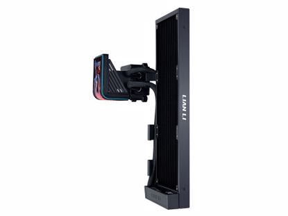 Fotografija izdelka Komplet za tekočinsko hlajenje AIO Liquid Cooler Lian Li HydroShift II OLED Curved 360 Fanless, črn