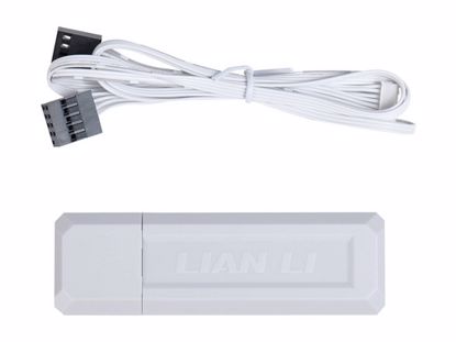 Fotografija izdelka Kontroler Lian Li Strimer, UNI FAN Wireless, L-Connect 3, bel