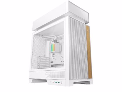 Fotografija izdelka Računalniško ohišje DeepCool CL6600 WH, AIO 360mm, ATX, Midi-Tower, ARGB, kaljeno steklo, belo