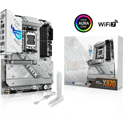 Fotografija izdelka ASUS ROG STRIX X870-A GAMING WIFI, DDR5, SATA3, USB4, DP, 2.5GbE, WiFi 7, AM5 ATX