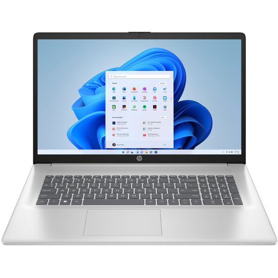 Fotografija izdelka Prenosnik HP 17-cp3003nw Ryzen 7 43,9 cm (17,3") / 1920x1080 / IPS / 16 GB RAM / 512 GB SSD / Windows 11 Home (srebrn)