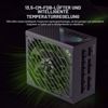 Fotografija izdelka GAMEMAX GX PRO 850G 850W GOLD ATX modularni napajalnik