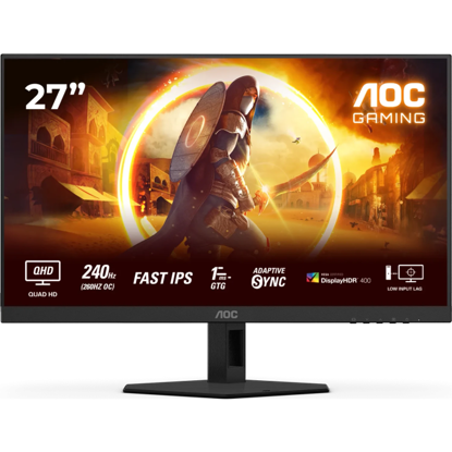Fotografija izdelka AOC Agon Q27G4ZR 27" IPS QHD 260Hz 1ms G-SYNC monitor