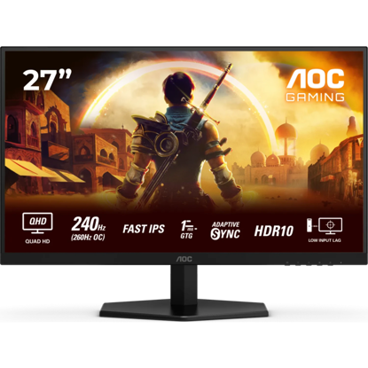 Fotografija izdelka AOC Q27G42ZE 27" IPS QHD 260Hz gaming monitor