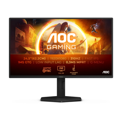 Fotografija izdelka AOC Agon 25G4SXU 24,5" IPS FHD 310Hz 1ms USB3.2 gaming monitor