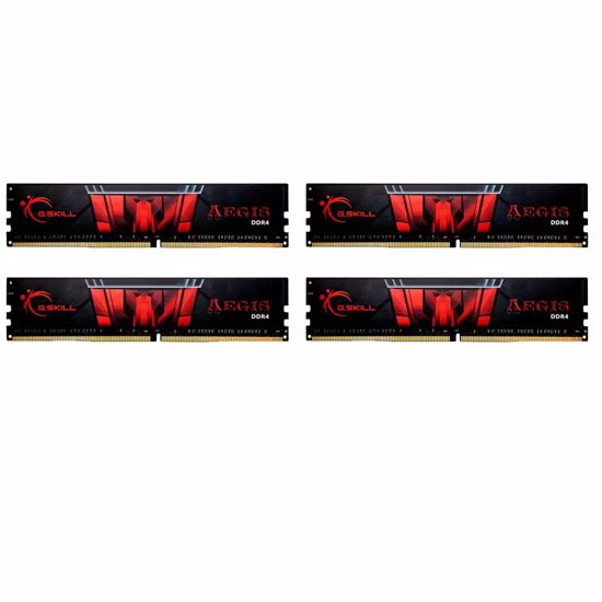 Fotografija izdelka G.SKILL Aegis 32GB (4x8GB) 3200MT/s DDR4 CL16 F4-3200C16Q-32GIS ram pomnilnik