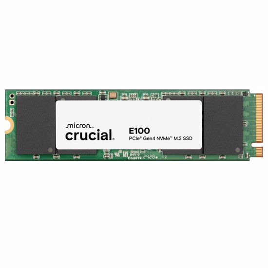 Fotografija izdelka CRUCIAL E100 2TB M.2 PCIe 4.0 NVMe SSD CT2000E100SSD8