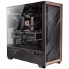 Fotografija izdelka ANTEC Flux PRO Full Tower okno leseno črno/rjavo gaming ohišje
