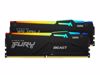 Fotografija izdelka RAM DDR5 64GB Kit (2x32GB) 6000MT/s CL36 1.35V, Kingston Fury Beast RGB EXPO/XMP