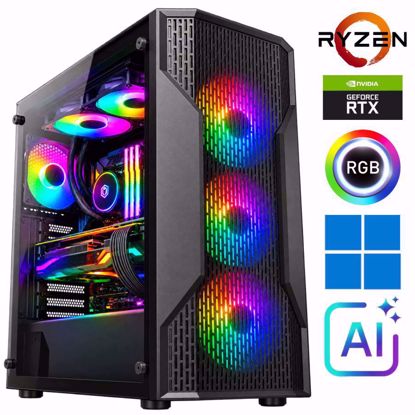 Fotografija izdelka @Gamer Ryzen 5 5500 | 32GB DDR4 | SSD 1TB NVMe | RTX 5050-8GB | Windows 11 | Gaming namizni