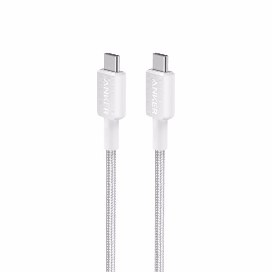 Fotografija izdelka Anker 322 USB-C to USB-C pleten kabel 1,8m bel