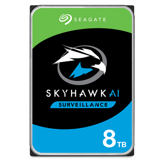 Fotografija izdelka Seagate trdi disk 8TB 7200 256MB SATA 6Gb/s SkyHawk AI