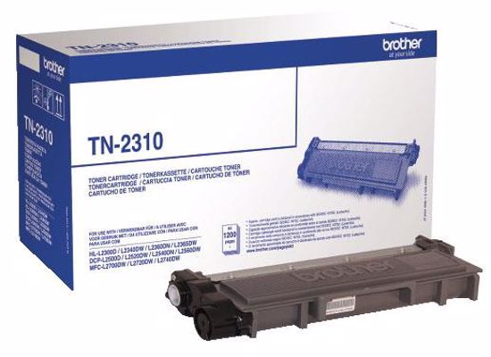 Fotografija izdelka Brother Toner TN2310, črn, 1.200 strani HL-L23x0, DCP-L25x0x, MFC-L27x0