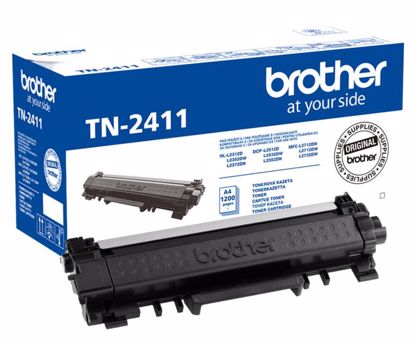 Fotografija izdelka Brother Toner TN2411, črn, 1.200 strani HL-L23x2, DCP-L25x2, MFC-L27x2