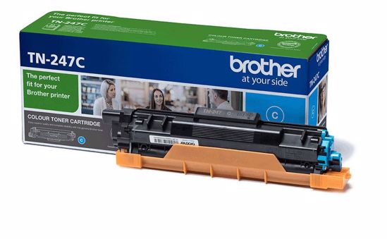 Fotografija izdelka Brother Toner TN247C, cyan, 2.300 strani HL-L3210/70, DCP-L3510/50, MFC-L3730/70