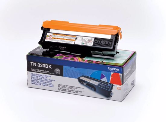 Fotografija izdelka Brother Toner TN320BK, črn, 2.500 strani HL 4140/50/4570 DCP9055/270 MFC9460/9970