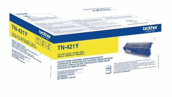 Fotografija izdelka Brother Toner TN421Y, yellow, 1.800 strani HL-L8260/8360, DCP-L8410, MFC-L8690/8900