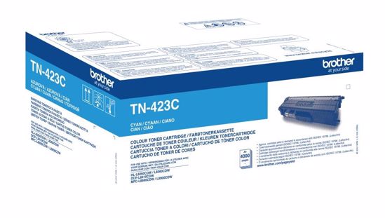 Fotografija izdelka Brother Toner TN423C, cyan, 4.000 strani HL-L8260/8360, DCP-L8410, MFC-L8690/8900