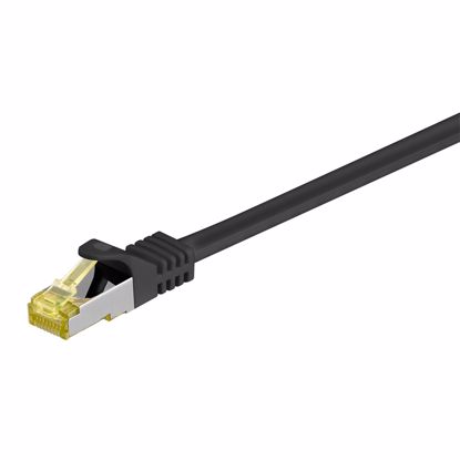 Fotografija izdelka GOOBAY (91644) SFTP CAT 6A / S/FTP CAT 7 patch 10m črn mrežni povezovalni kabel