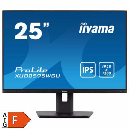 Fotografija izdelka IIYAMA ProLite XUB2595WSU-B5 63,5cm (25") WUXGA 16:10 IPS VGA/HDMI/DP zvočniki monitor