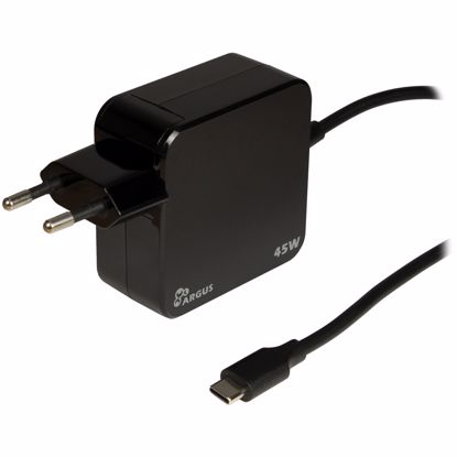 Fotografija izdelka INTER-TECH PD-2045 USB-C PD 5-20V 45W 1,8m črni polnilec