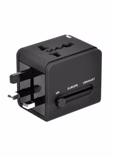 Fotografija izdelka Potovalni adapter PORT + 2x USB vhod