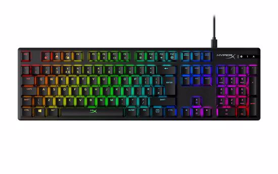 Fotografija izdelka Tipkovnica HP HyperX Alloy Origins RGB, HyperX Red mehanična stikala,format polne velikost