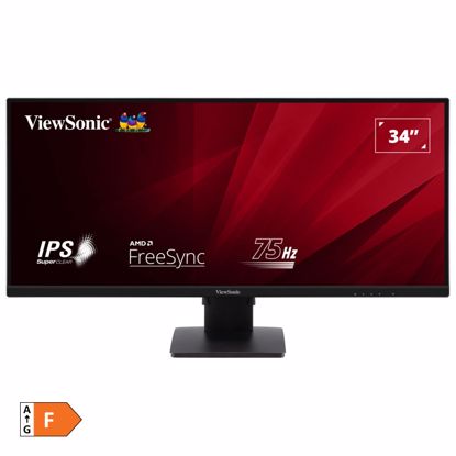 Fotografija izdelka VIEWSONIC VA3456-MHDJ 86,36cm (34") IPS UltraWide QHD 75Hz 4ms črn monitor