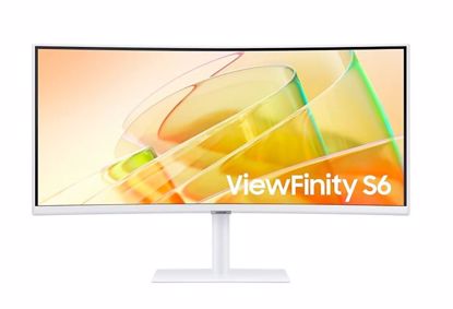 Fotografija izdelka Monitor Samsung ViewFinity S6 S65TC, 34", VA, 21:9, 3440x1440, HDMI, DP, 2x Thunderbolt